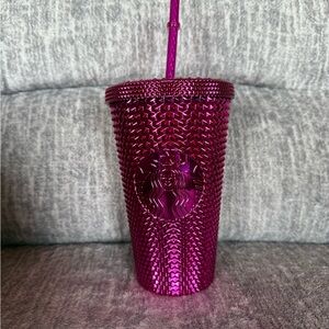 Starbucks Sangria Bling studded tumbler 2022 holiday collection 16oz